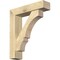 Ekena Millwork Balboa Block Rough Sawn Bracket w/ Offset Brace, Douglas Fir, 6"W x 24"D x 28"H BKT0604X24X28BOA05RDF - alternate 1